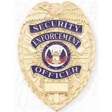 Blackinton Security Enforcement Officer Gold Shield Badge
