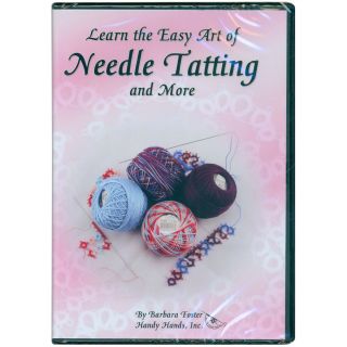Learn The Easy Art of Needle Tatting   DVD 45 Minutes Today $16.99