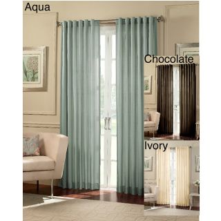 Cooper Faux Silk 95 Inch Stripe Curtain Panel Pair