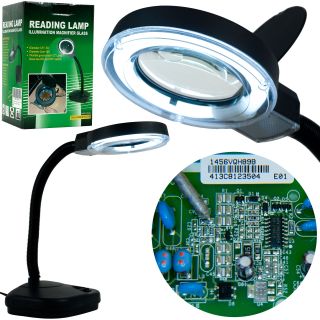 Gooseneck Magnifier Light with Power Lens Today $42.99