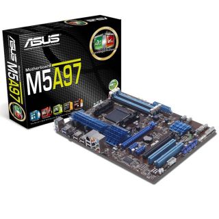 Asus M5A97   Carte mère socket AMD AM3+   Chipset AMD 970 & SB950   4
