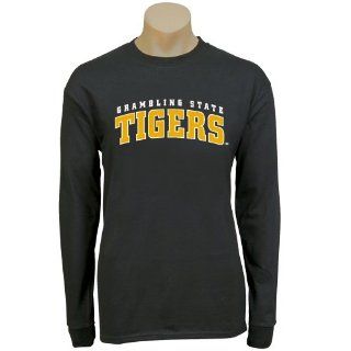 Grambling State Black Long Sleeve T Shirt Large, Arched