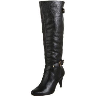 Madden Womens Amityy Tall Shafted Boot,Black Leather,6 M US Shoes