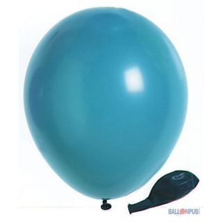 Sachet de 100 ballons opaque turquoise de diamètre 25 cm, accessoire