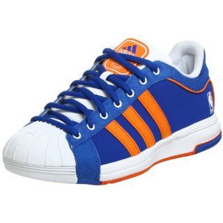 2G08 New York Knicks Basketball Shoe,White/Orange/Blue,7 M Shoes