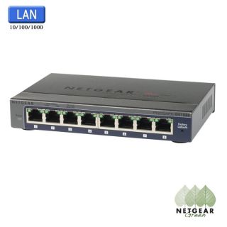 Switch 8 ports Ethernet 10/100/1000 Mbps RJ 45   Technologie QOS, VLAN