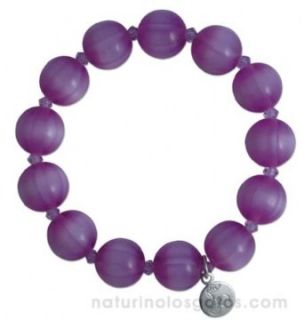 Cherry Designs Jewelry Pearl Lucite Lavender Bracelet