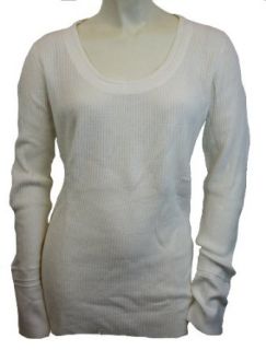 Calvin Klein Jeans Long Sleeve Thermal Top Ivory XL