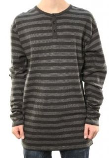 Billabong Mens Black w/Gray Thin Stripes Sweater