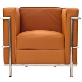 Le Corbusier LC2 Genuine Tan Leather Armchair