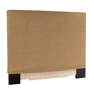 Slip covered King size Bronze Faux Leather Headboard