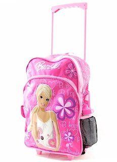 Barbie Rolling Backpack Pink School bag with wheels