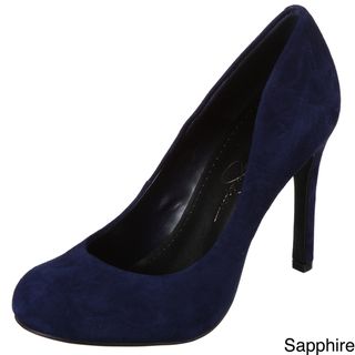 Jessica Simpson Womens Calie Suede Leather Pumps