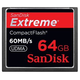 Sandisk carte mémoire Compact flash 64 Go Extreme 60 mb/s. Transfert