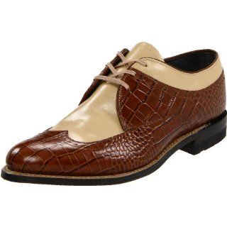 Stacy Adams Mens Madison Cap Toe Woven Oxford Shoes