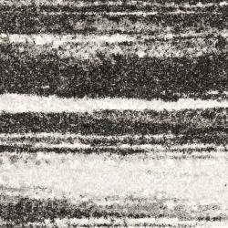 Deco Inspired Dark Grey/ Light Grey Rug (5 x 8)