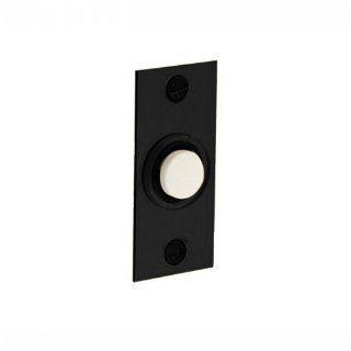 Baldwin 4853.102 Rectangular Doorbell Button, Oil Rubbed Bronze