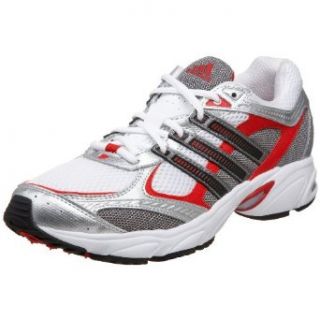  adidas Mens Isolation Running Shoe,White/Iron/Red,6.5 M Clothing