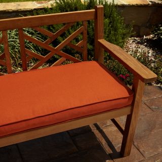 Clara Rust 48 inch Outdoor Sunbrella Bench Cushion