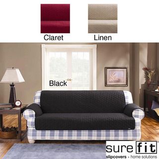 Sure Fit Quilted Cotton Loveseat Pet Throw