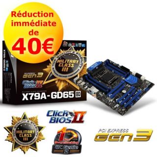 MSI X79A GD65 (8D)   Achat / Vente CARTE MERE MSI X79A GD65 (8D