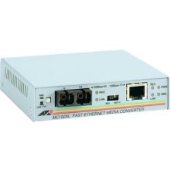 Allied Telesis AT MC102XL 90 Fast Ethernet Media Converter Today $178