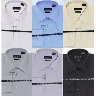 Giorgio Fiorelli Mens Modern fit Dress Shirts (Pack of 6)