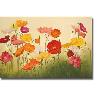 Janelle Kroner Sunlit Poppies Canvas Art