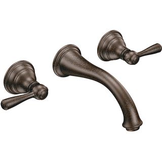 Moen T6107ORB Kingsley Two Handle Low Arc Oil Rubbed Bronze Wall Mount