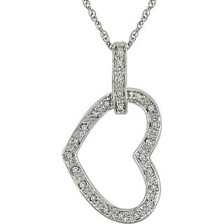White Gold Heart Necklaces Buy Heart Jewelry Online