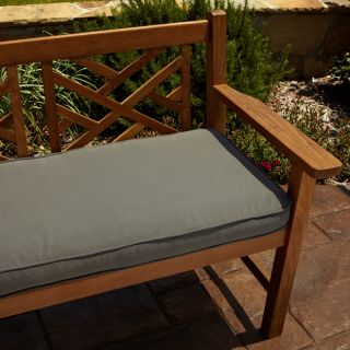 Clara Grey 60 inch Outdoor Sunbrella Bench Cushion
