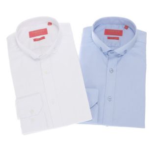 TORRENTE COUTURE Lot de 2 Chemises Homme Blanc et bleu   Achat / Vente