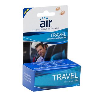 Air Travel Advanced Nasal Filter with Filtration Media (Pack of 4