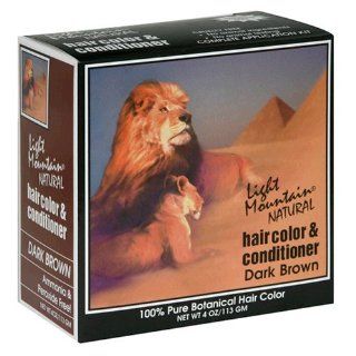 Hair Color & Conditioner, Dark Brown, 4 oz (113 g) (Pack of 3) Beauty