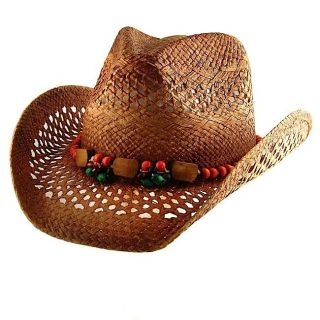 H2W Cowboy Pebble Straw Hat