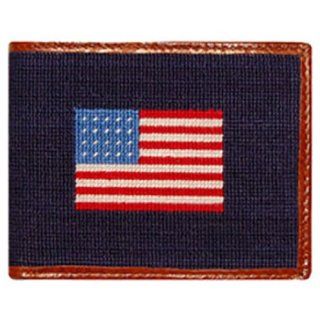 Smathers & Branson American Flag Needlepoint Wallet (W 10)