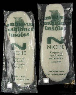  2 PAIRS OF LAMBLAND GENUINE LAMBSWOOL INSOLES (SIZE 8) Shoes