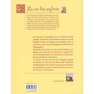 Champollion et le mystere des hieroglyphes   Achat / Vente livre