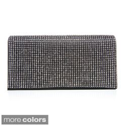 Womens Allover Crystal Embellished Clutch Today $133.99