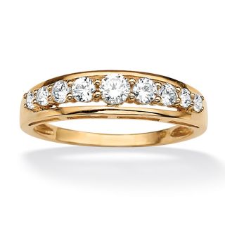 Ultimate CZ 10k Yellow Gold Cubic Zirconia Ring MSRP $446.00 Sale $