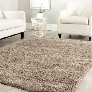 Safavieh Cozy Solid Taupe Shag Rug Today $59.99   $659.99 4.5 (4