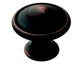 Amerock Oil Rubbed Bronze Two ring Knobs (Pack of 10)