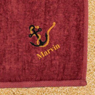 Anchor Personalized Beach Towel