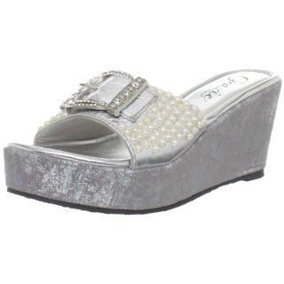 Shoes Silver Wedge Wedding Shoes