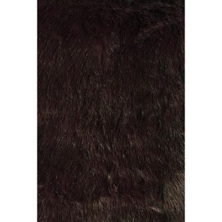Jungle Sheep Skin Brown Rug (5 x 76)