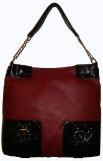 Simply Vera Vera Wang Purse Handbag Tote Red/Black Shoes