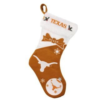Texas Longhorns Polyester Christmas Stocking