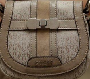 Guess Handbag, Scent Logo Crossbody Stone Shoes