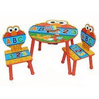 Sesame Street Elmo 123 Theme Storage Table & Chairs Set