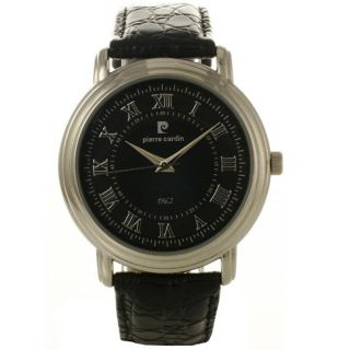 Pierre Cardin Mens Dress Leather Watch